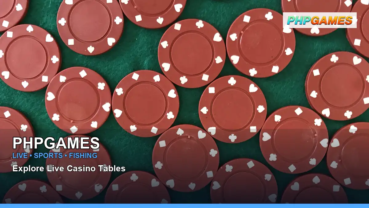 PHPGAMES live casino tables for Philippine players